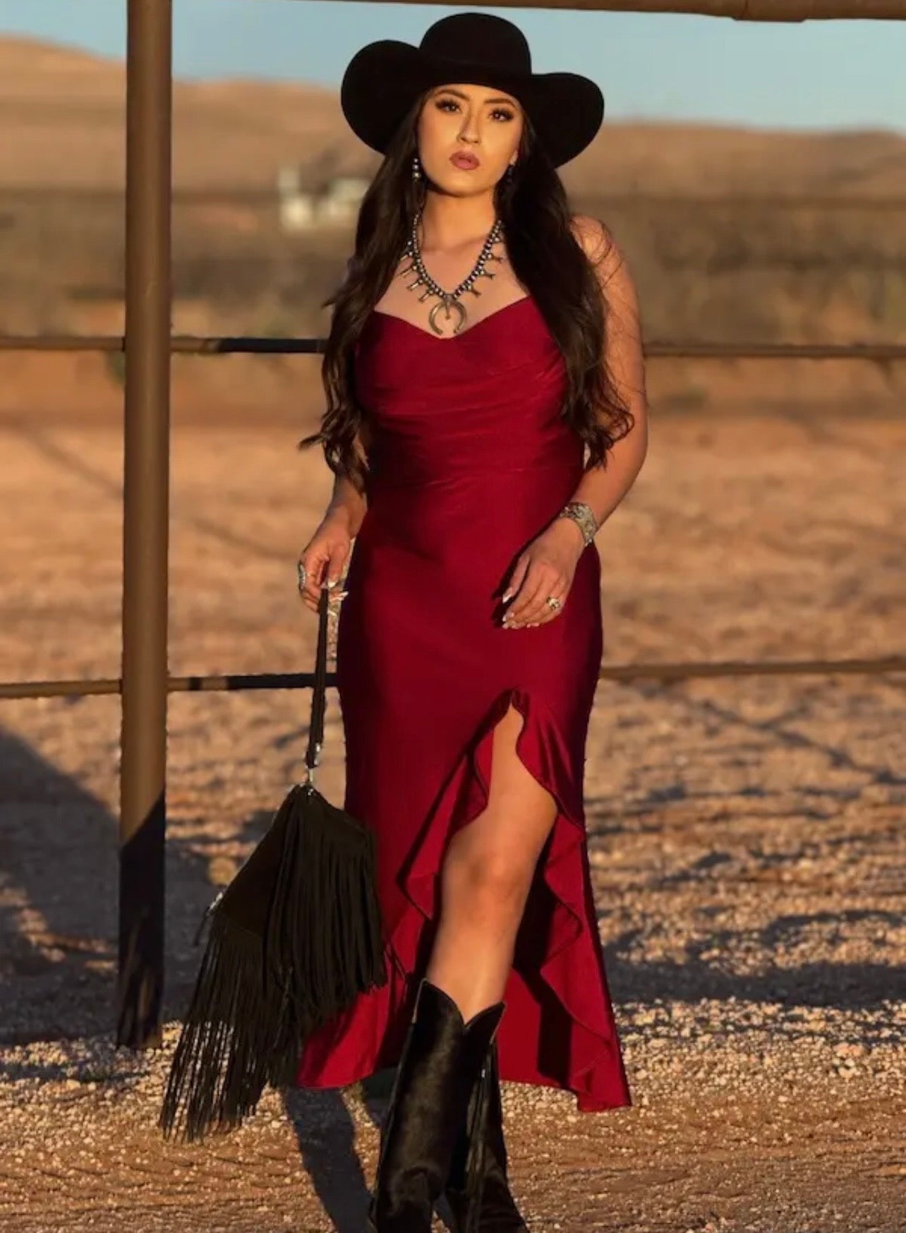 Lucky & Blessed Burgundy Dress DR703-BRG