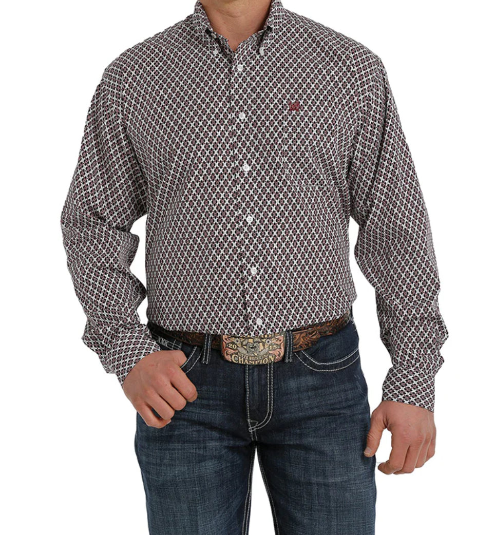 Cinch Men’s Print Long Sleeve Shirt
