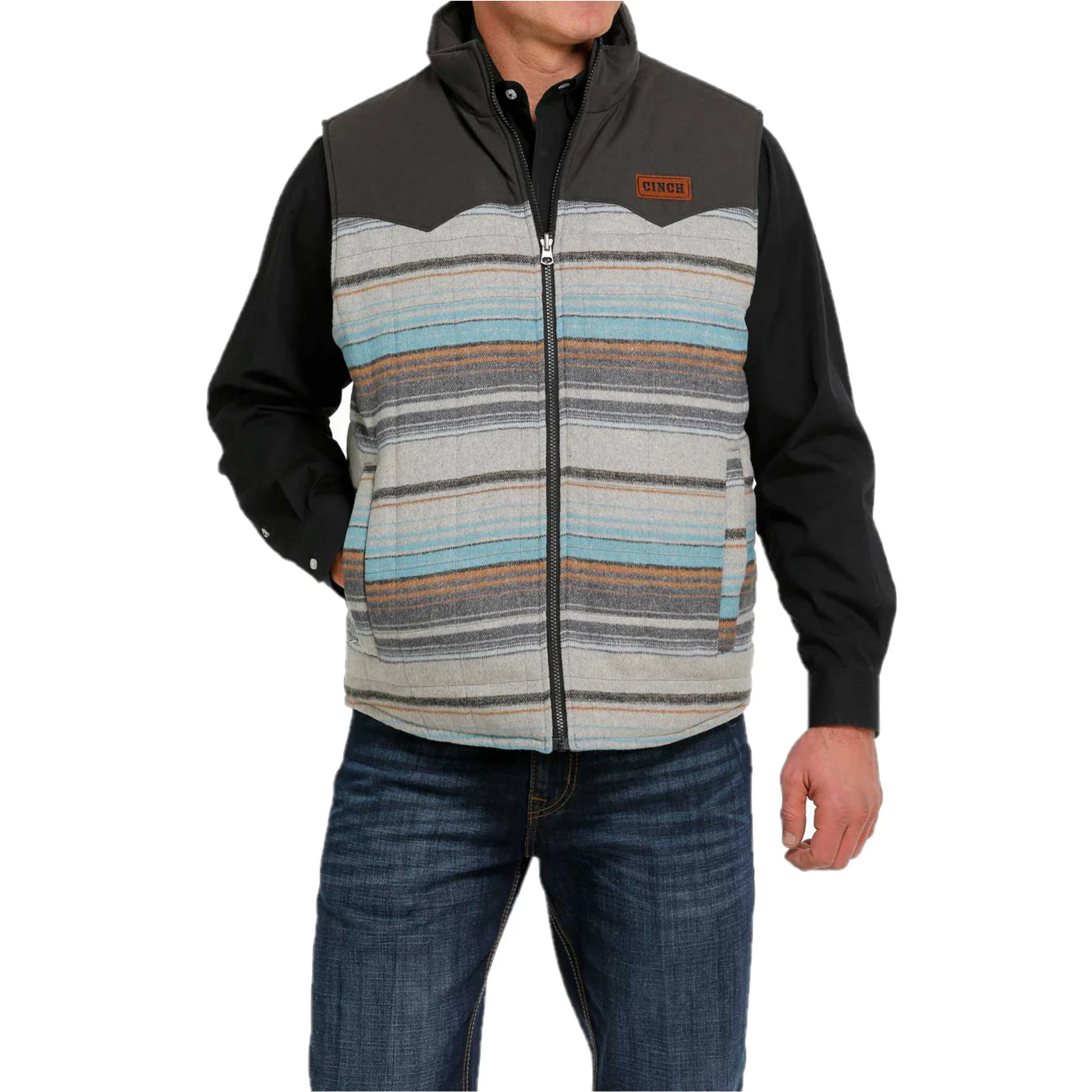 Cinch Men’s Reversible Vest Black