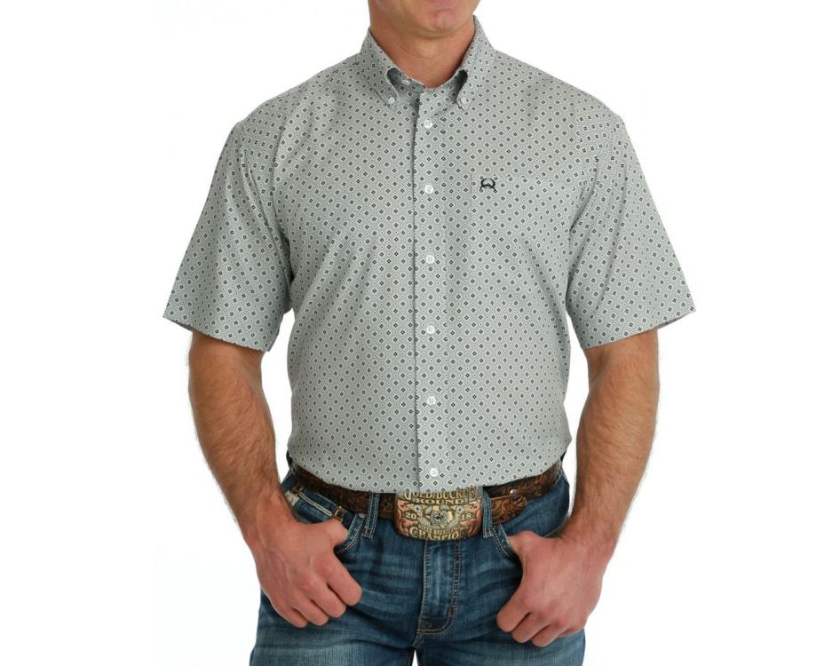 Cinch Men’s ArenaFlex SS Shirt Grey