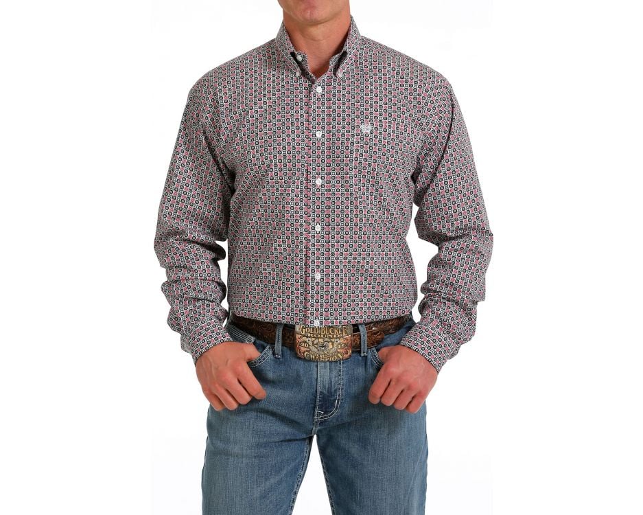 Cinch Men’s LS Shirt Multi Color