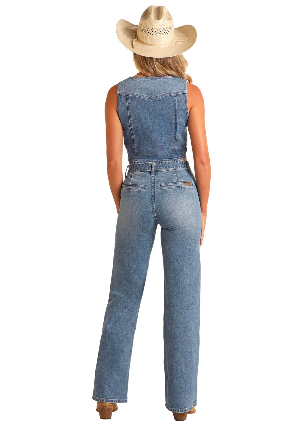 Rock&Roll Denim Women’s Two Tone Vest