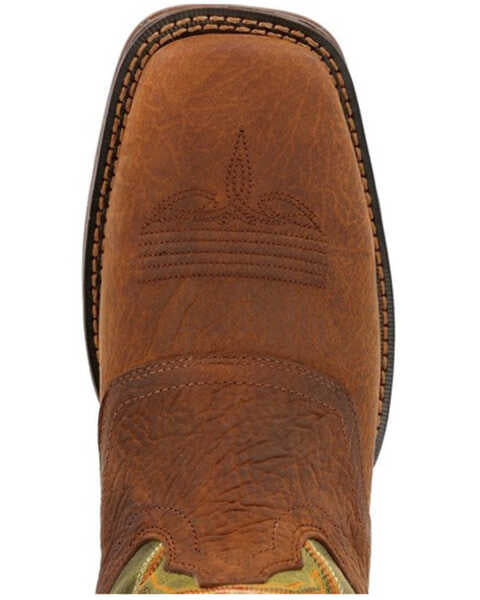 Durango Men’s Rebel ChestNut Green Western Boot