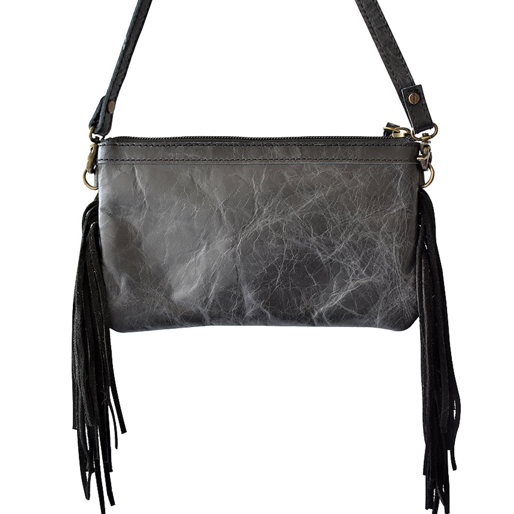 American Darling Crossbody Western Leather Women’s Bag ADBGS142BKWFRNG