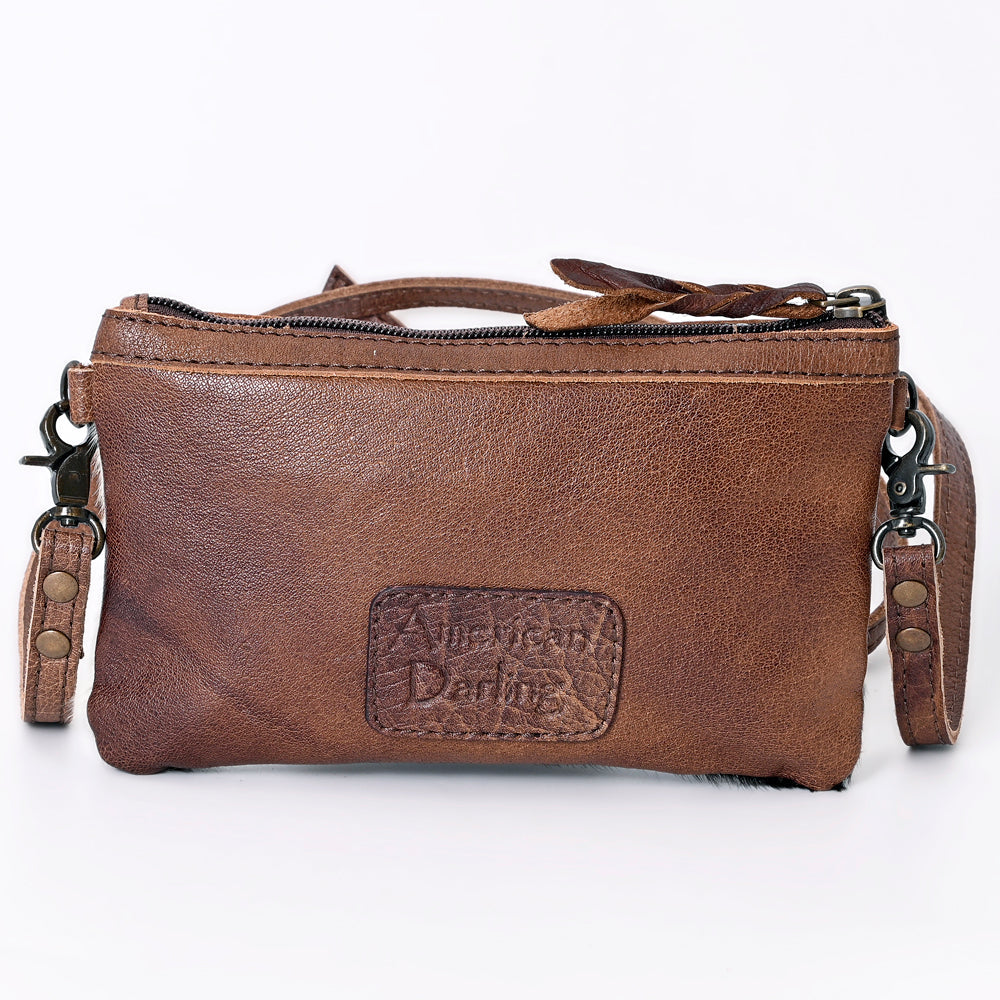 American Darling Crossbody Western Leather Women’s Bag ADBGS142BRWFRNG