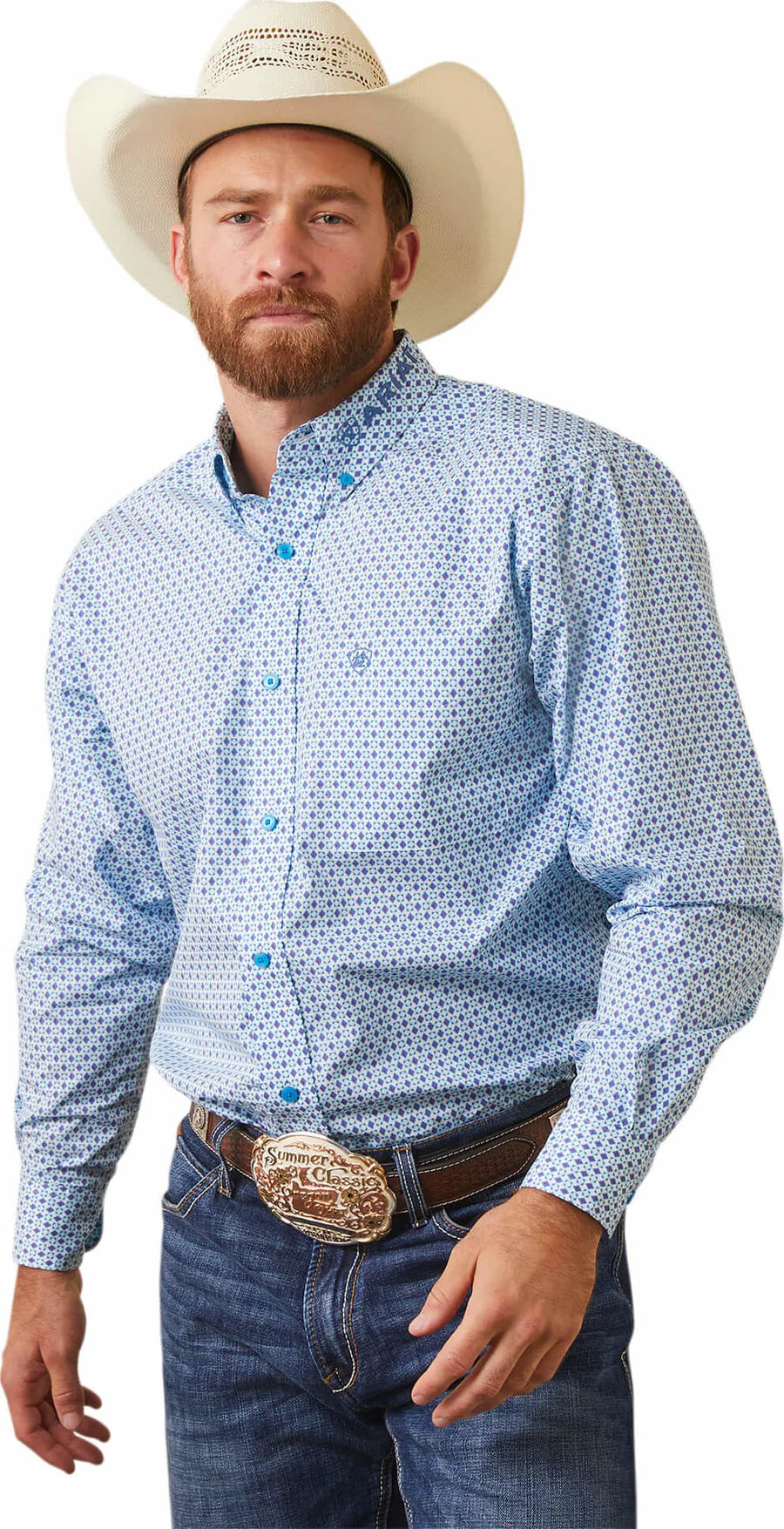 Ariat Men’s Team Syed Fitted LS Shirt