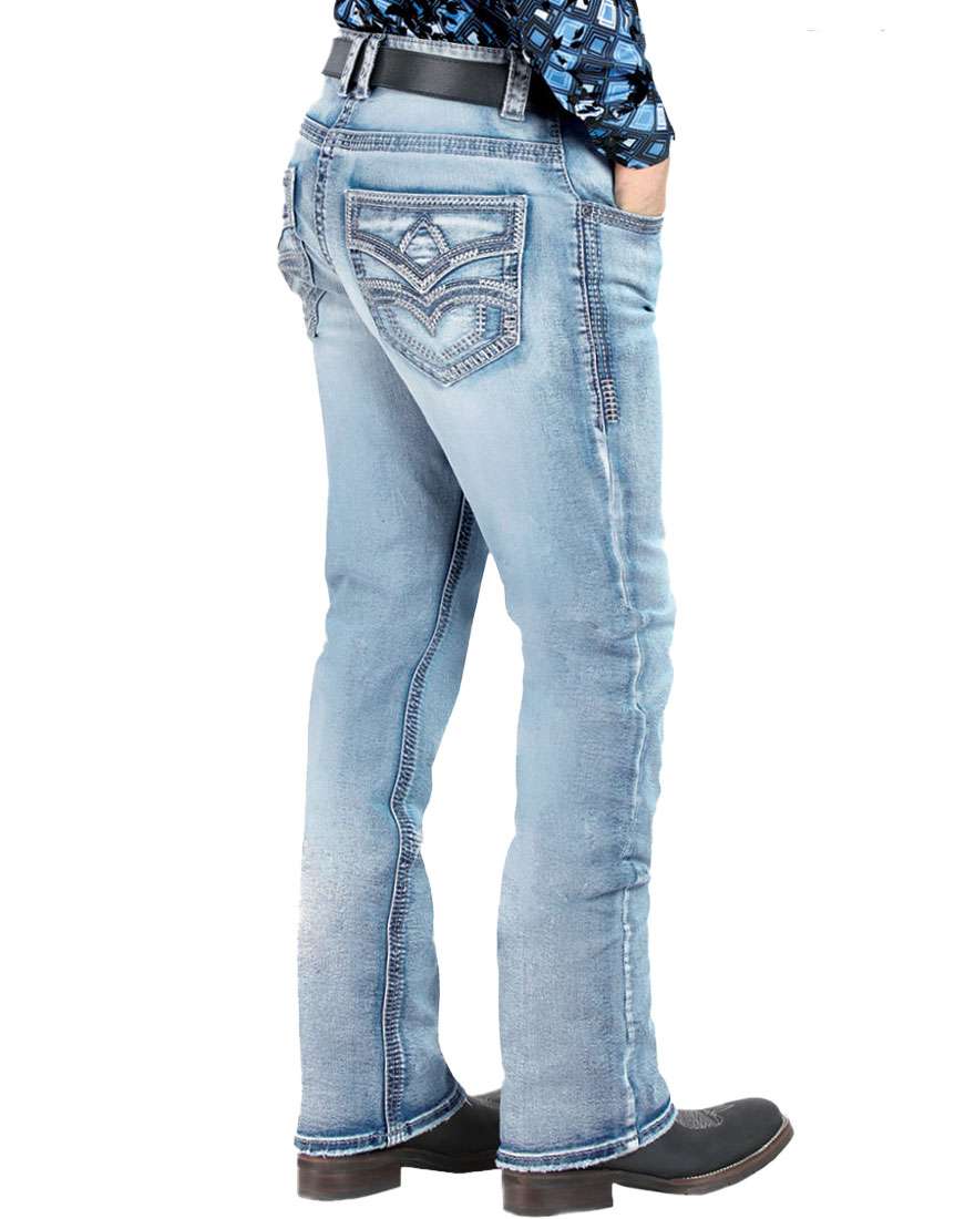 Lamasini Men’s Modern Boot Cut Jeans