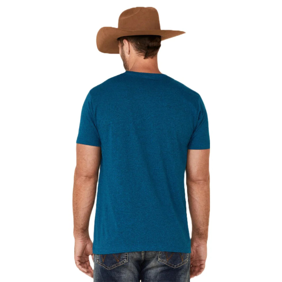Cinch Men’s Heather Graphic SS T-Shirt Teal