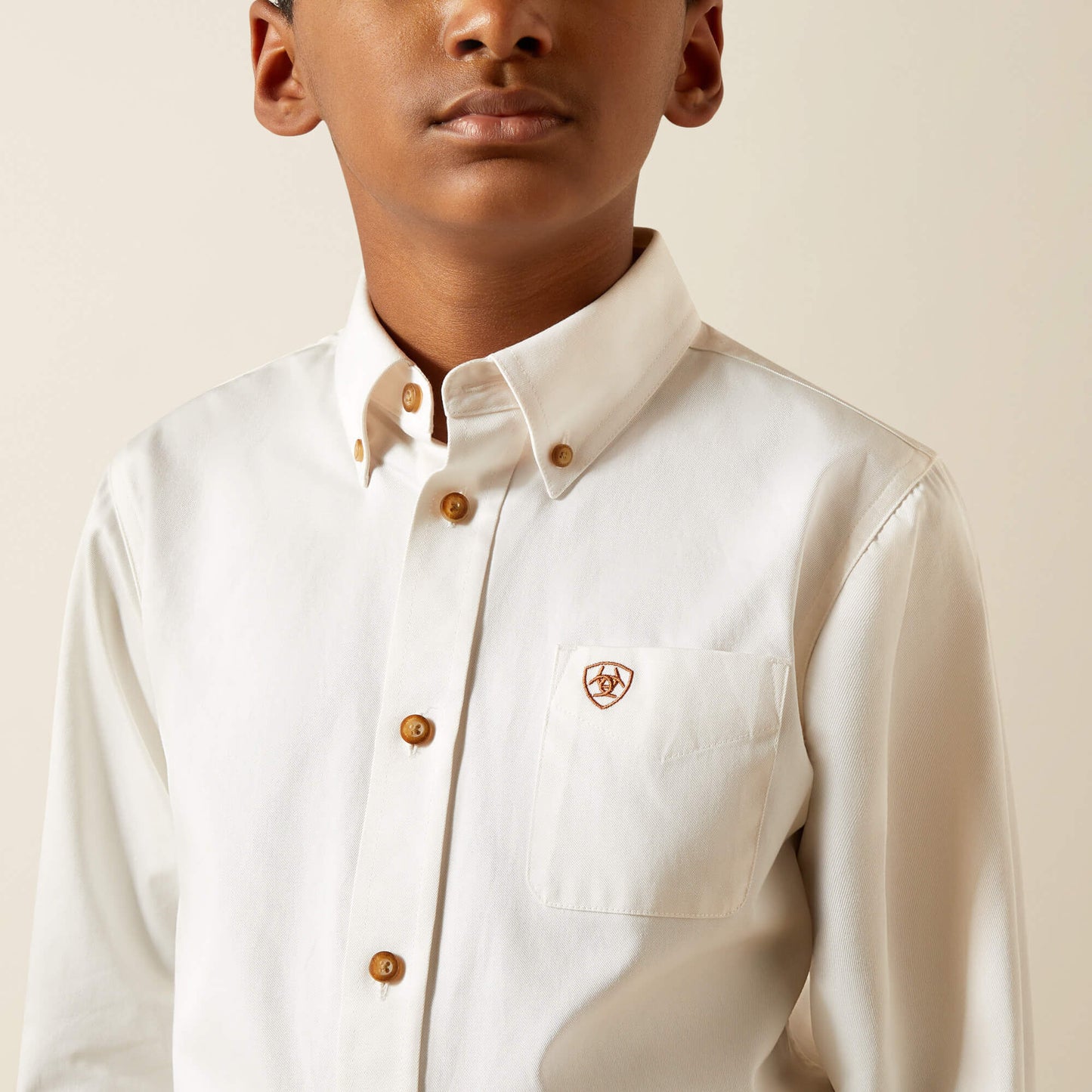 Ariat Boy’s Solid Twill Classic Fit Shirt