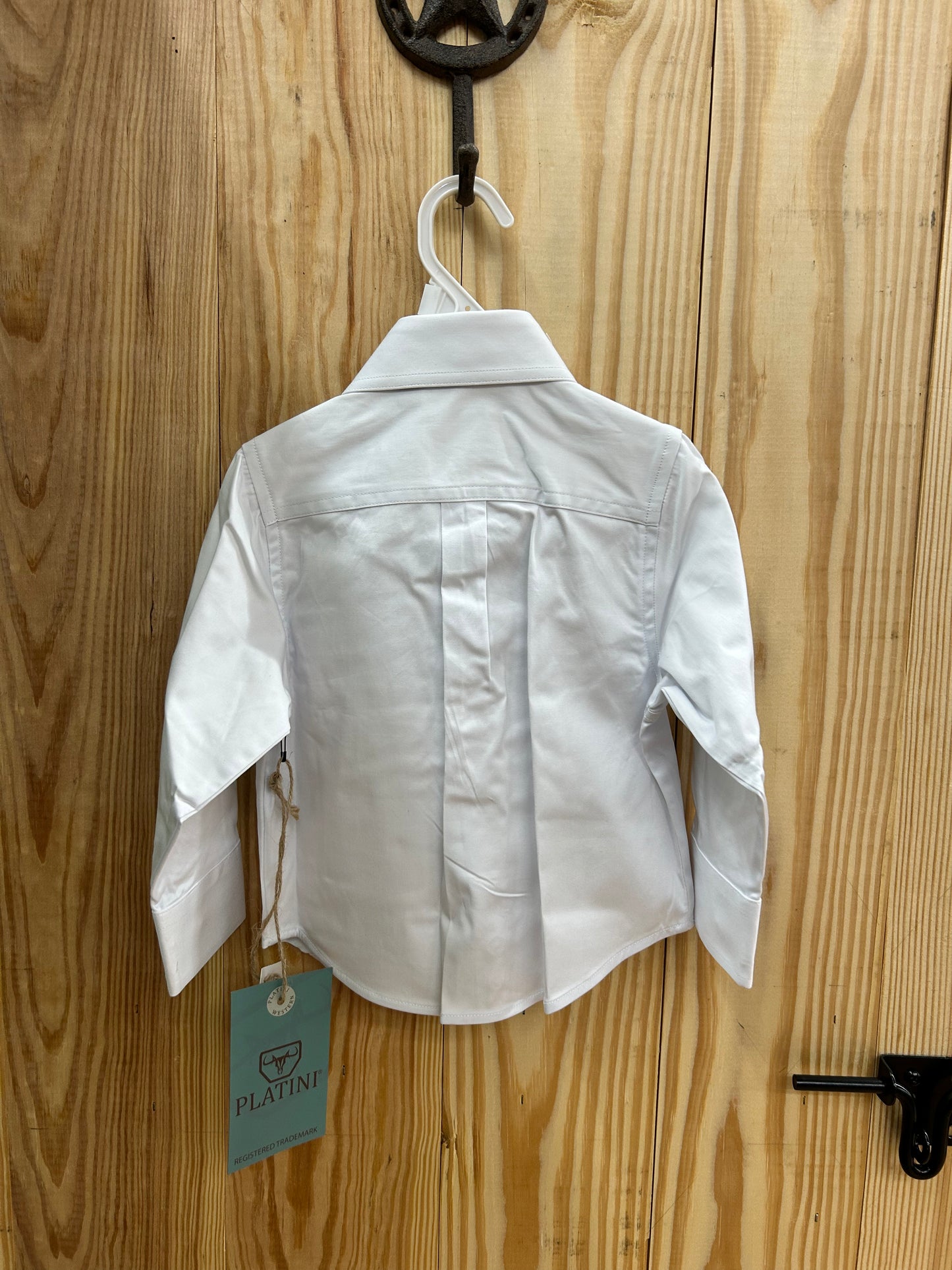 Platini Boys White Button Up Shirt