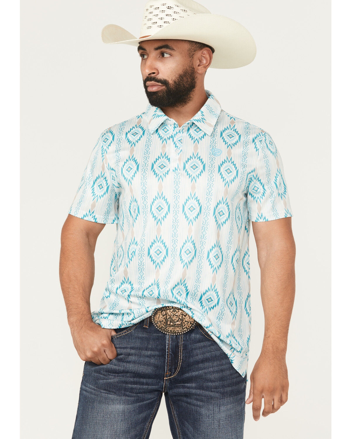 Rock&Roll Men’s Caribbean Aztec Polo