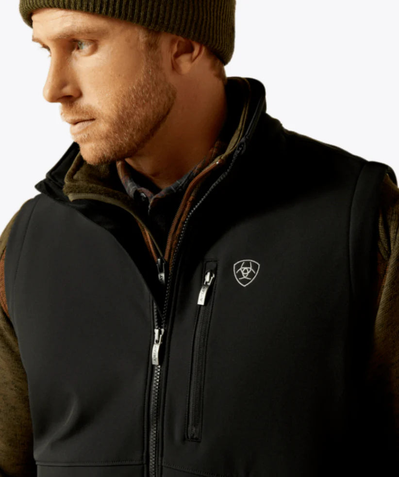 Ariat Men’s Black Soft Shell Vest 10062587