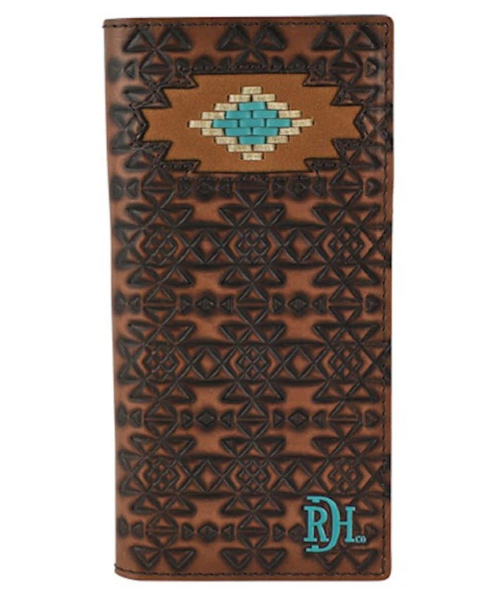 Red Dirt Hat Co Rodeo Wallet Laced Southwest Medallon