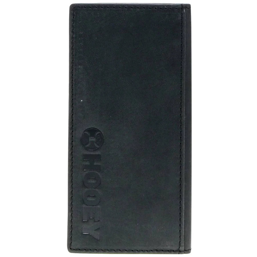 Hooey “Ranger” Rodeo Wallet Embroidered Black Leather