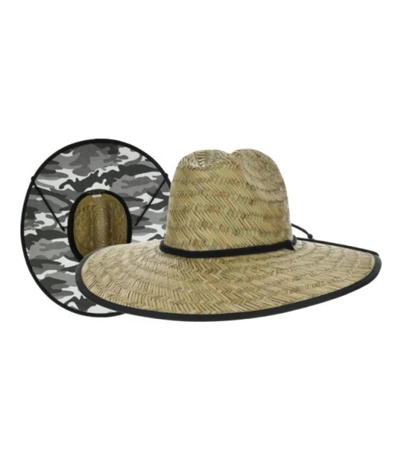 Dorfman Pacific Unisex Seafire Lifeguard Straw Hat