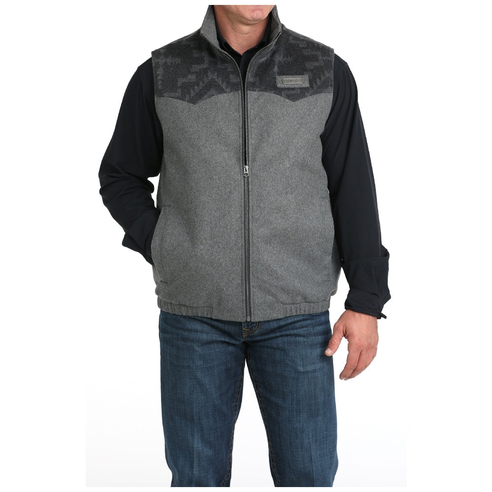 Cinch Wooly Grey Vest Men’s MWV1543015
