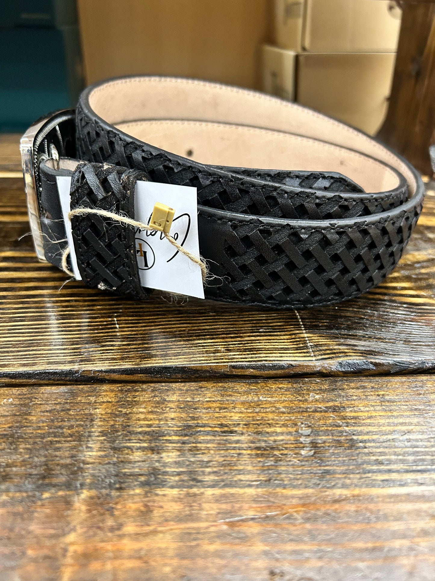 Long Rope Black Men’s Belt