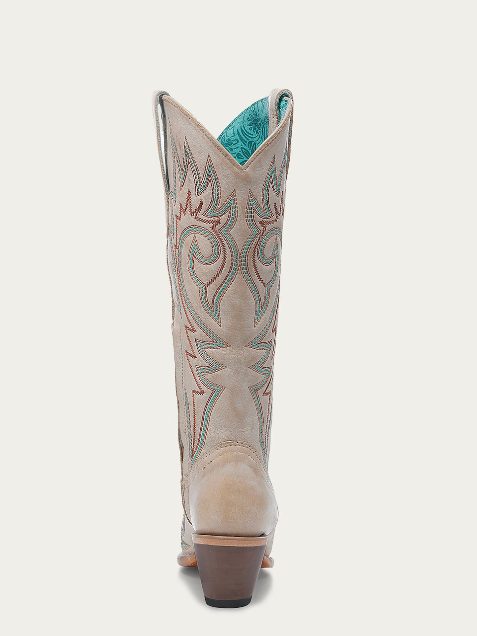 Corral Women’s Blue And Red Embroidery Bone Snip Toe Cowboy Boot Z5371