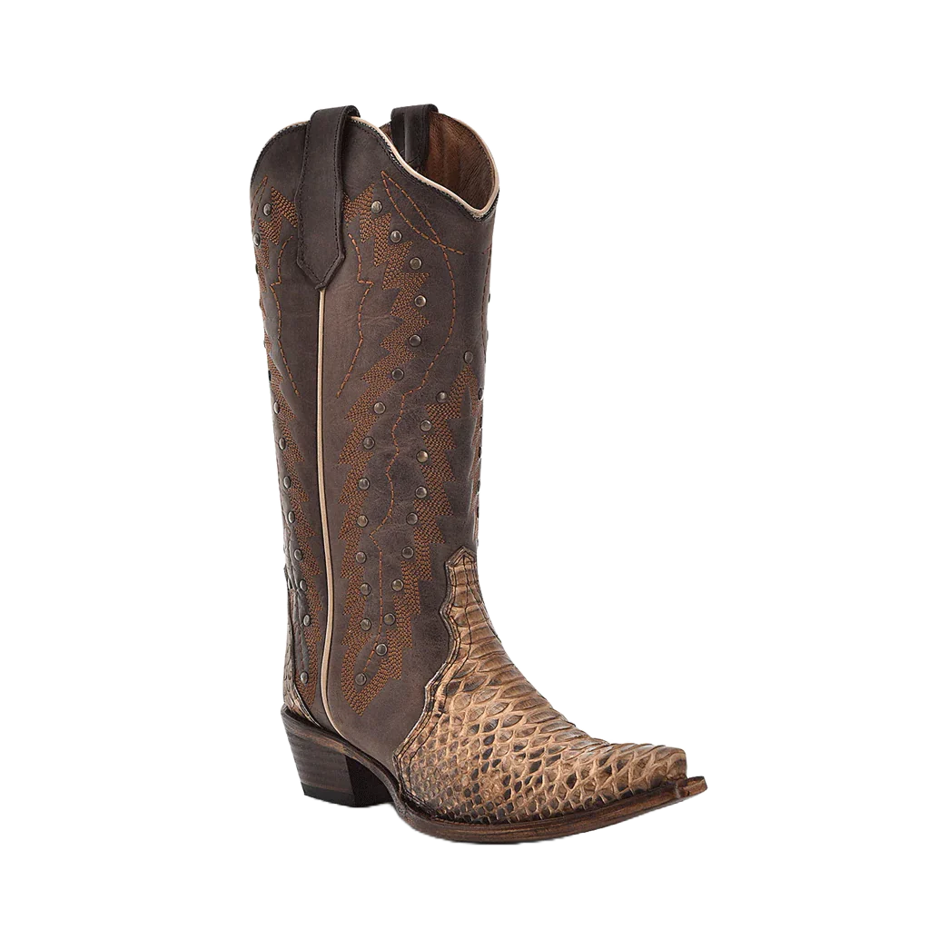 Circle G Women’s Chocolate Python Boots