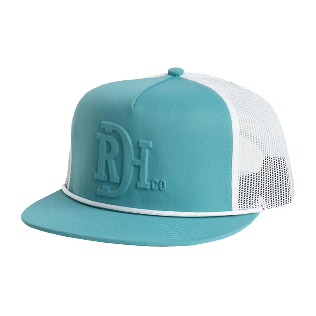 Red Dirt Hat Co Brand Teal/White Cap