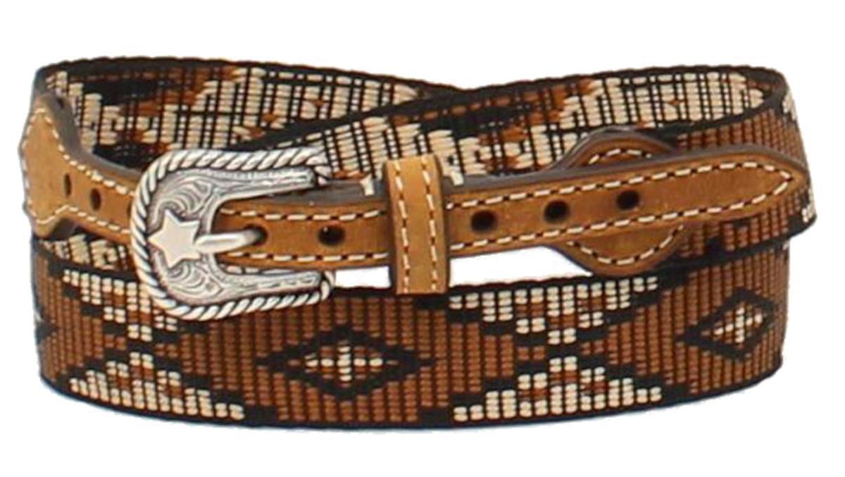 Twister Western Mens Hatband Ribbon Brown 0275502