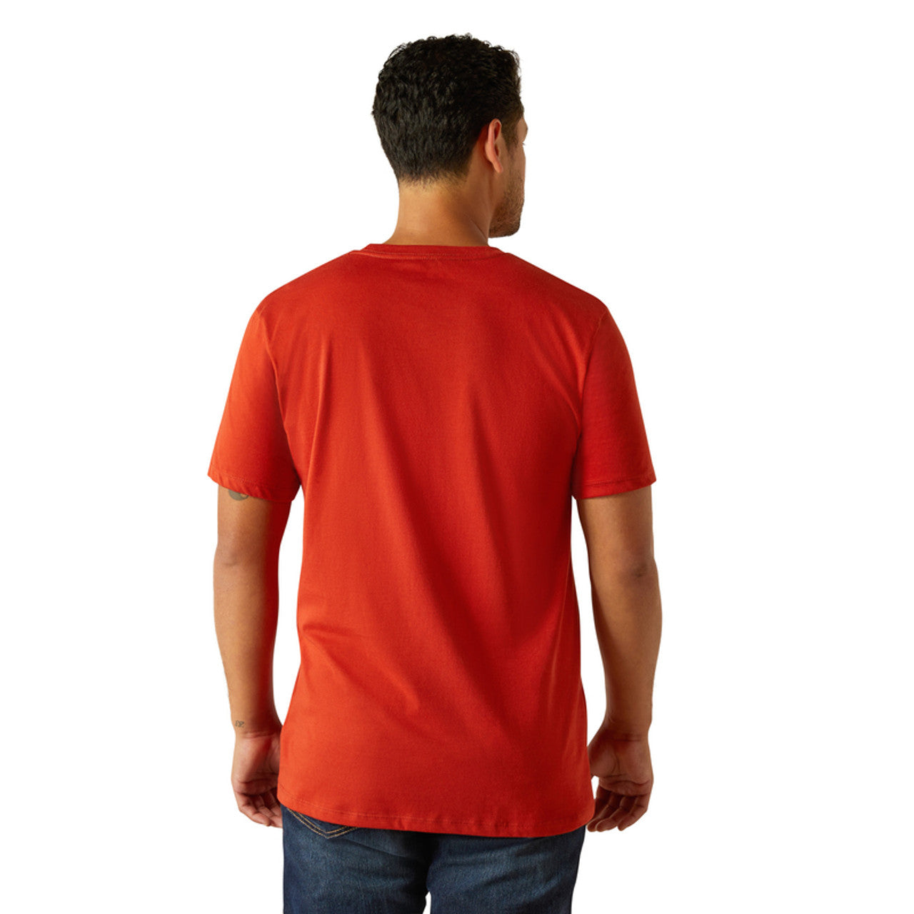Ariat Geo Fill Aztec Red Print Men’s T-Shirt 10058888
