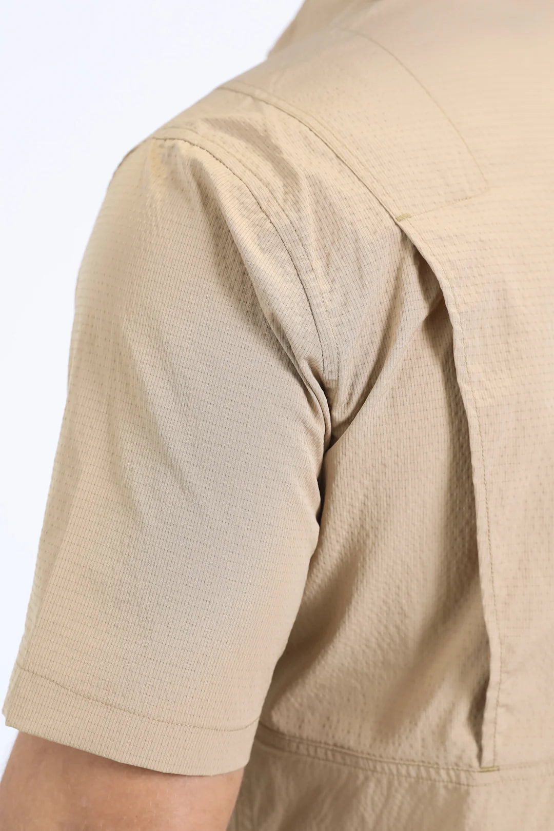 Platini Men’s Performance Western SS Khaki Shirt