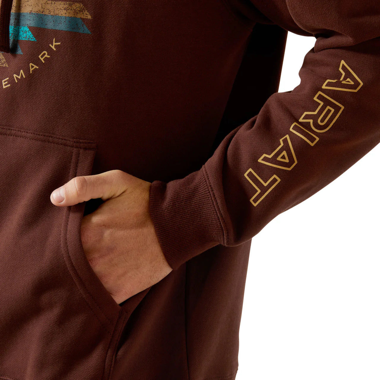 Ariat Men's Carlsbad Canyon Brown Hoodie