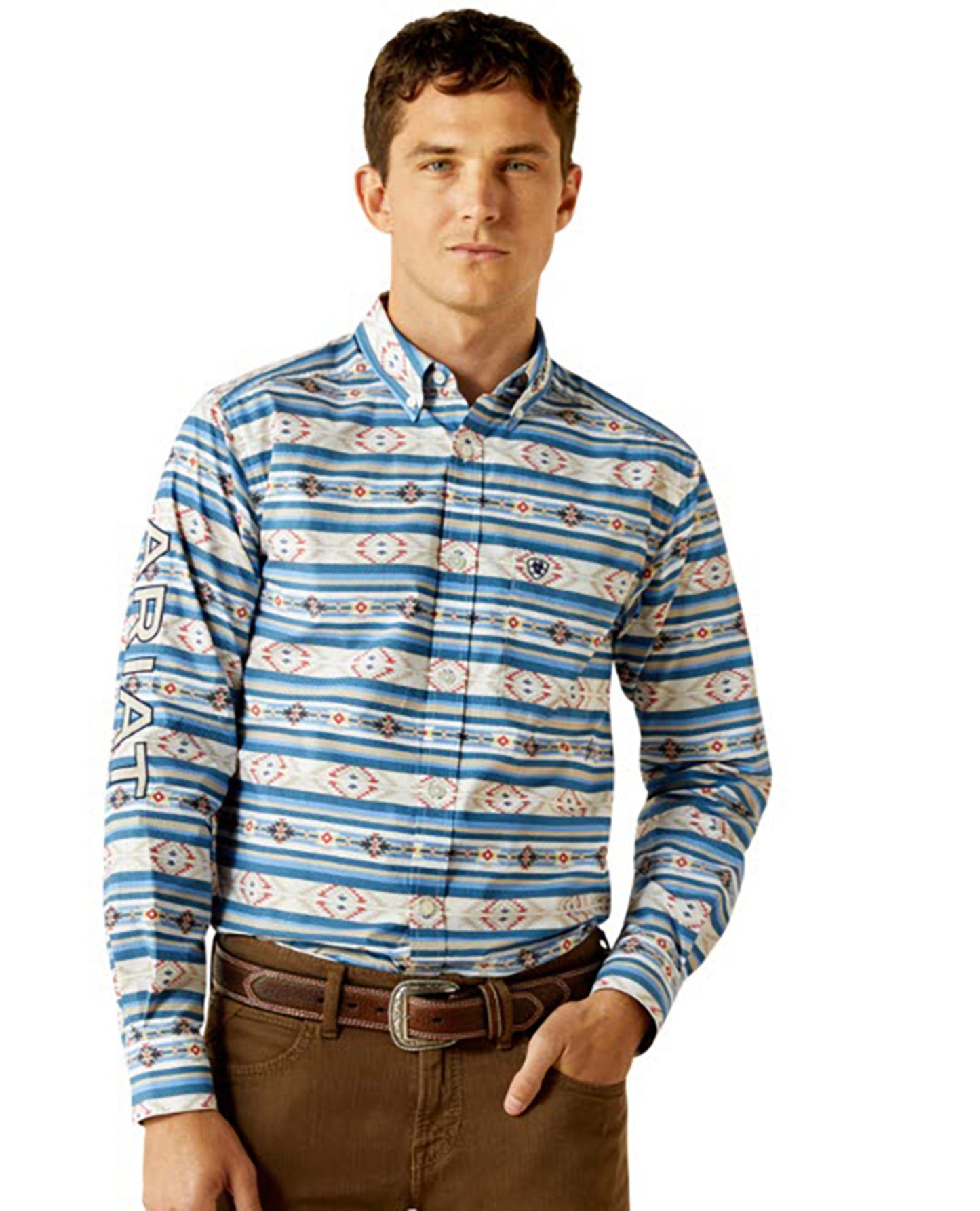 Ariat Men’s Team Albert Fitted LS Shirt