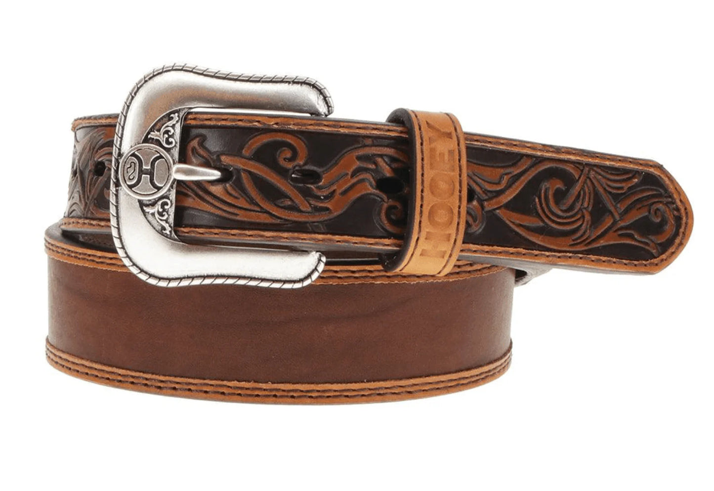 Hooey Ranchero Classic Brown Accent Belt