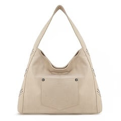 Wrangler Fringe Studded Hobo Bag Beige WG244-9182BG