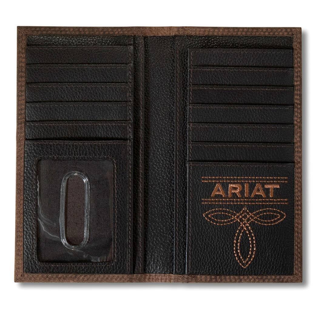 Ariat Rodeo Crazy Horse Brown Wallet A3556502