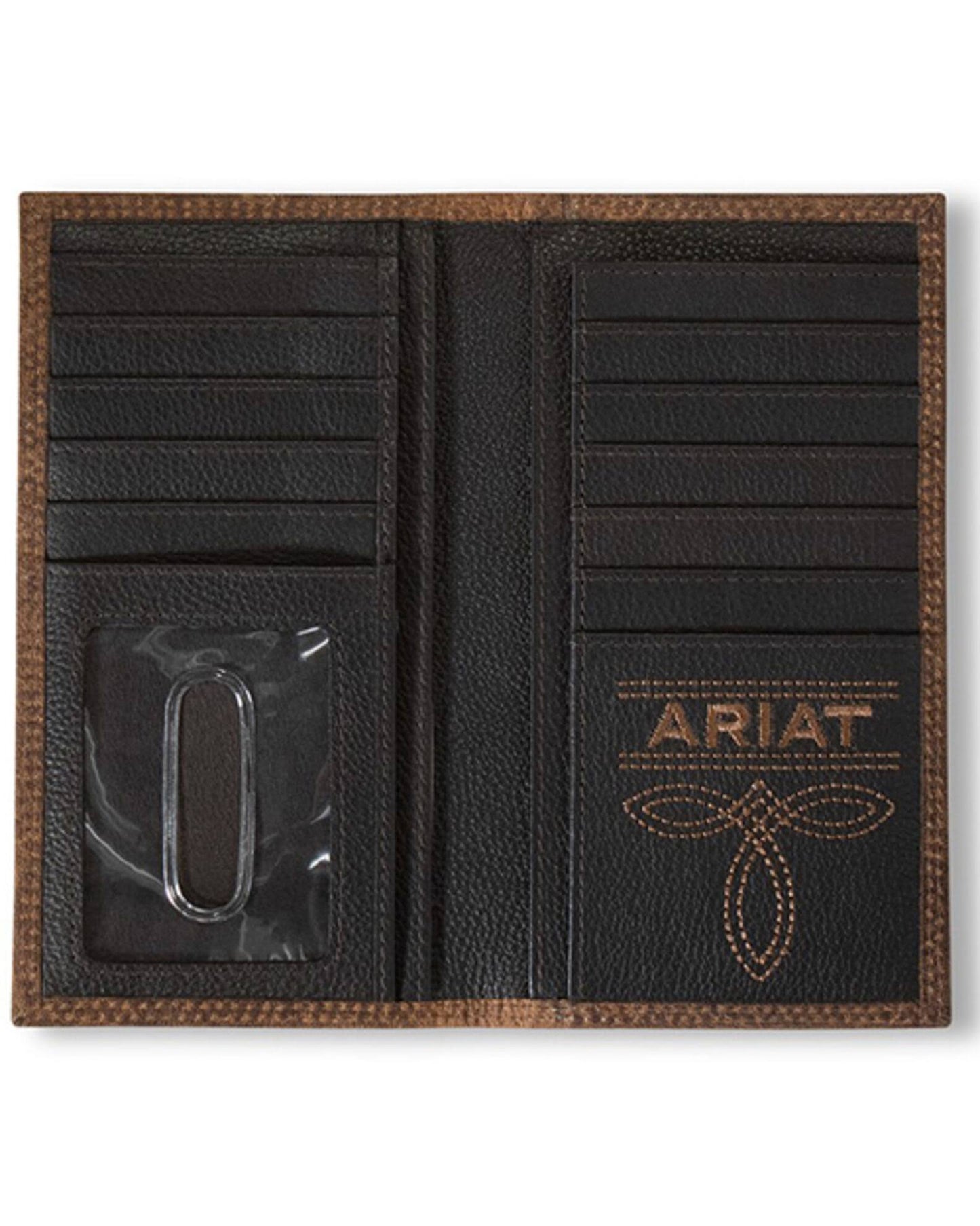 Ariat Bull Hide Embroidered Rodeo Wallet A3555902