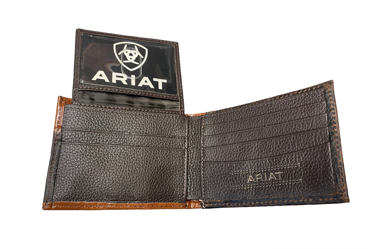 Ariat Bifold Two Tone Leather