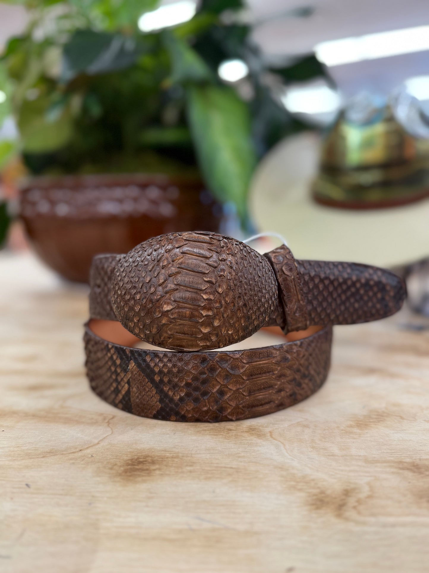 Los Altos Boots Phyton Belt
