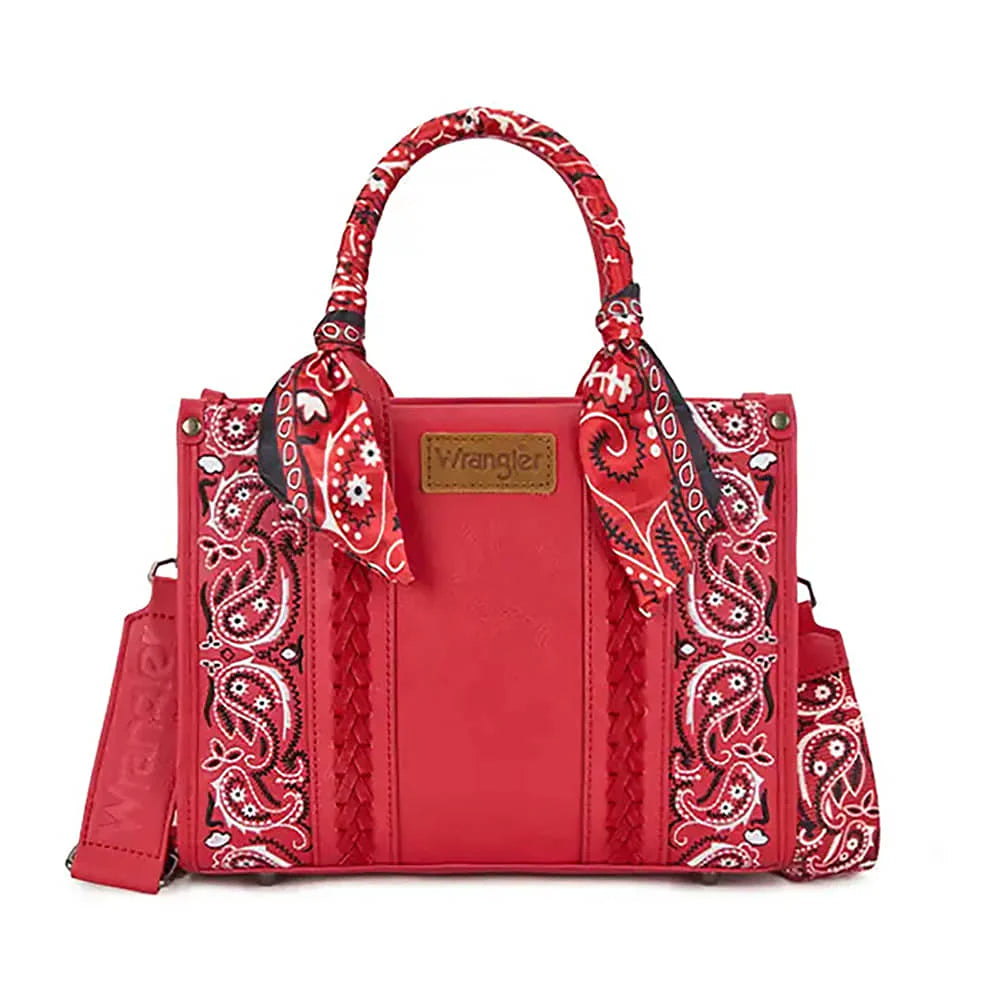 Wrangler Red Bandana Paisley Print Crossbody WG331-8120SRD