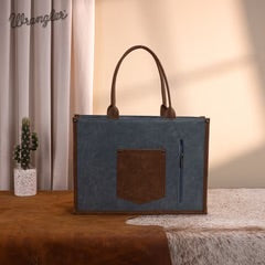 Wrangler Buckle Concealed Carry Large Tote Jean WG250G-8119JN