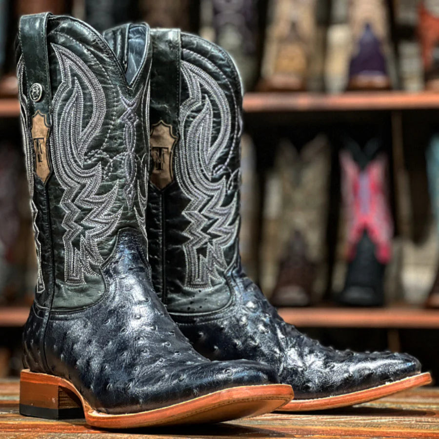 Tanner Mark imitation Ostrich Classic Black