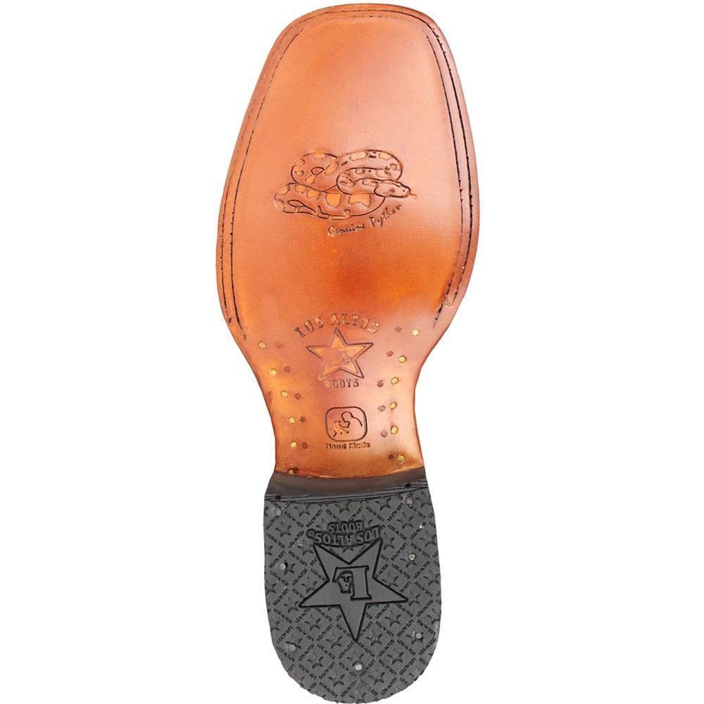 Los Altos Python Porto Brown Leather Sole