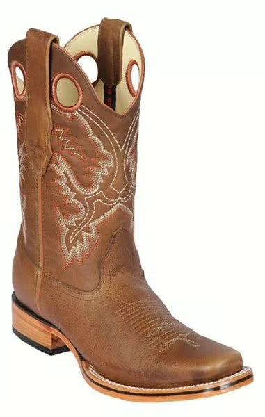 Los Altos Rage Honey Leather Sole Square Toe