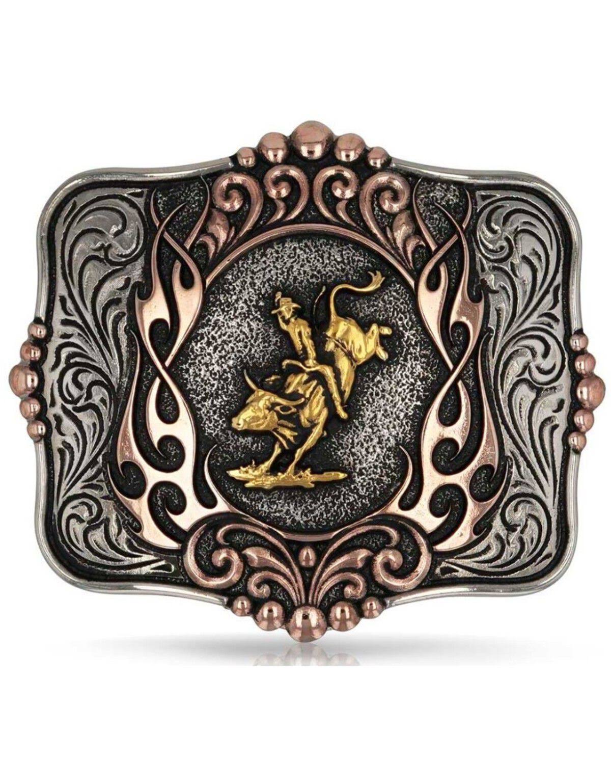 Montana Silversmiths Code of the West Buckle A1038P