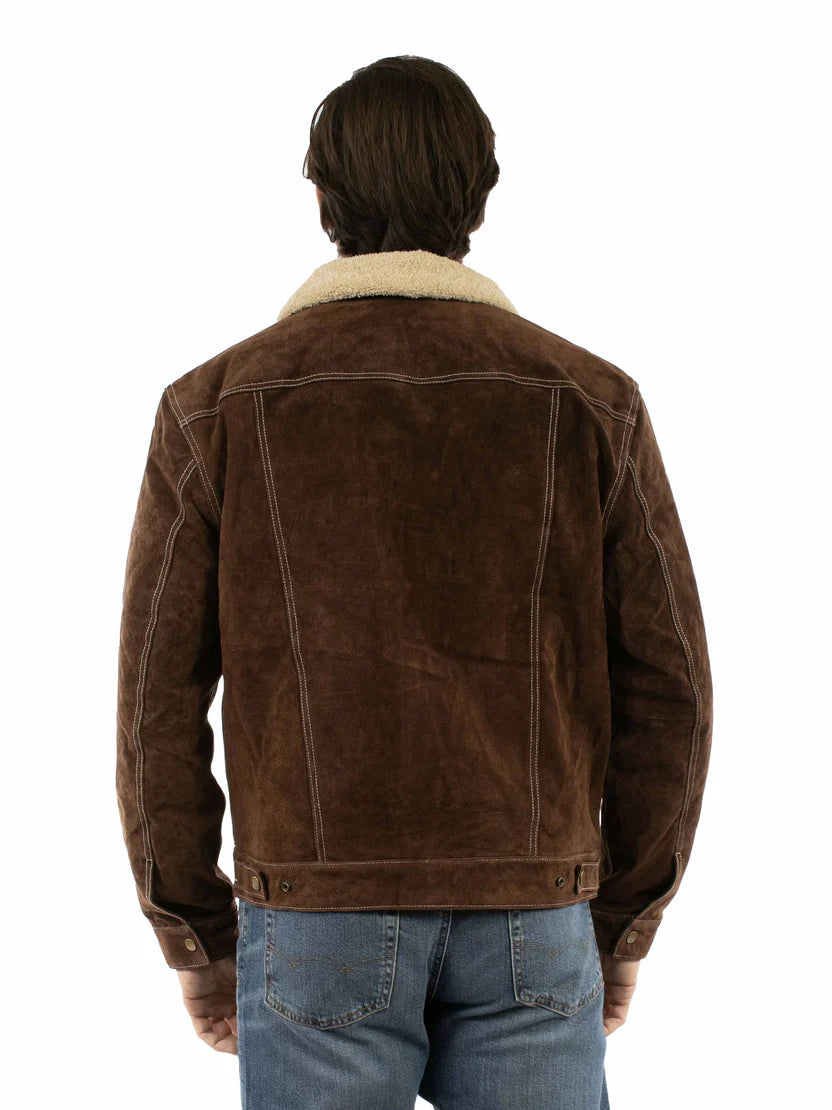 Scully Men’s Suede Leather Shearling Coat 1015-86