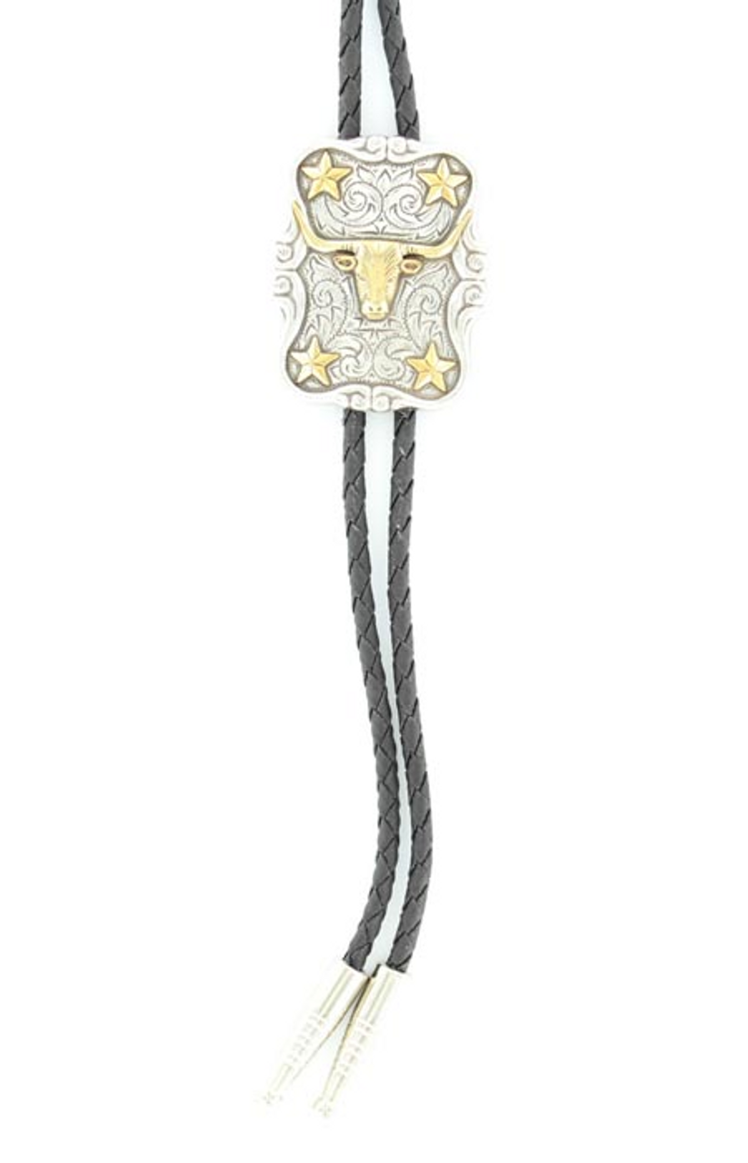 DOUBLE S LONGHORN STAR BOLO TIE - ACCESSORIES OTHER - 22822