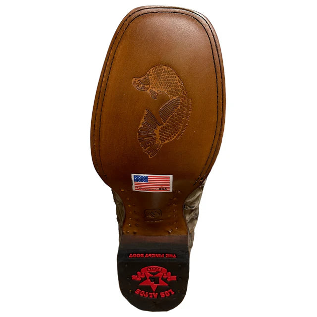 Los Altos Inverted Pirarucu Mocha Leather Sole 8221072