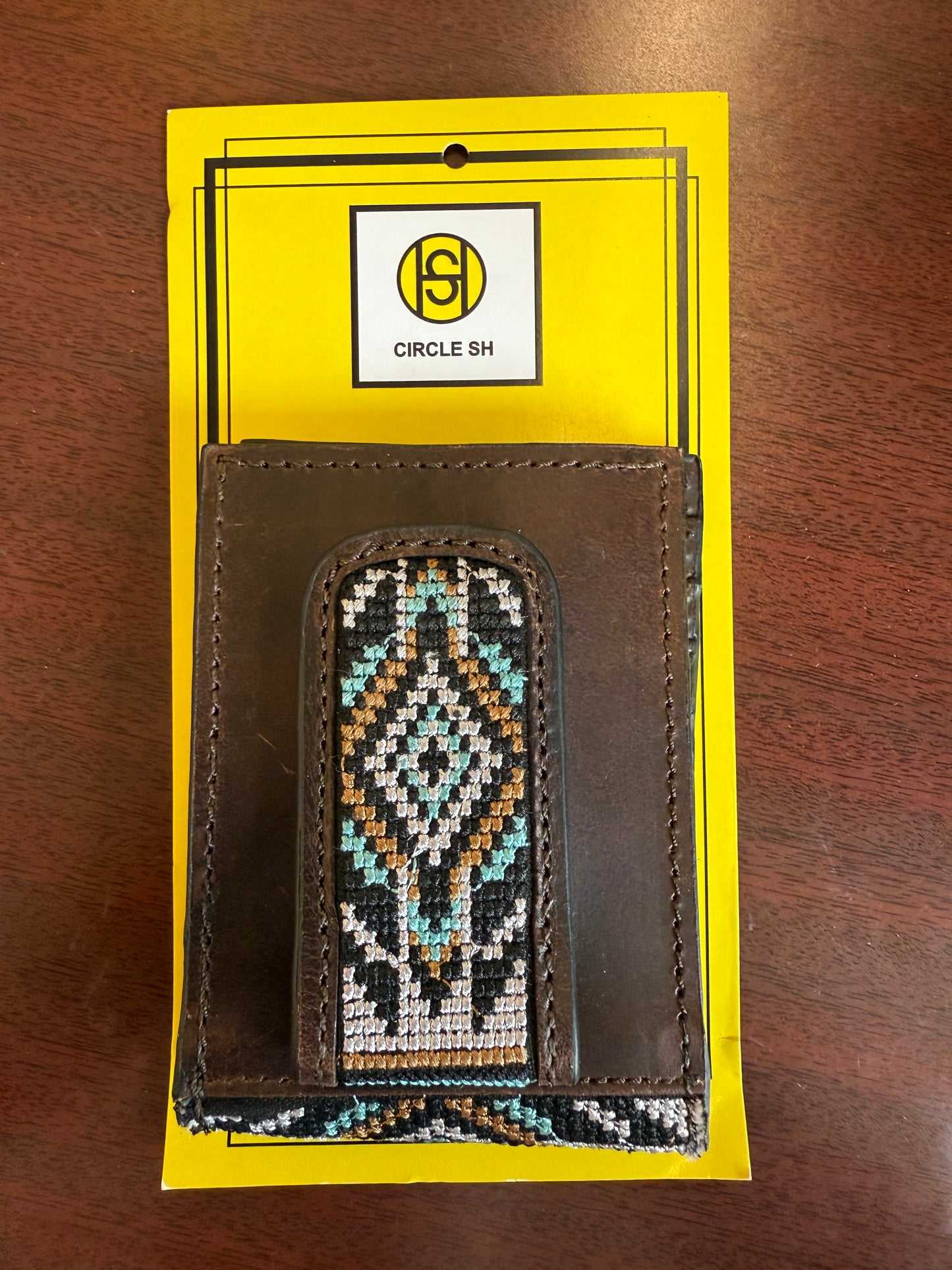 Circle SH Leather Card Holder MCH16