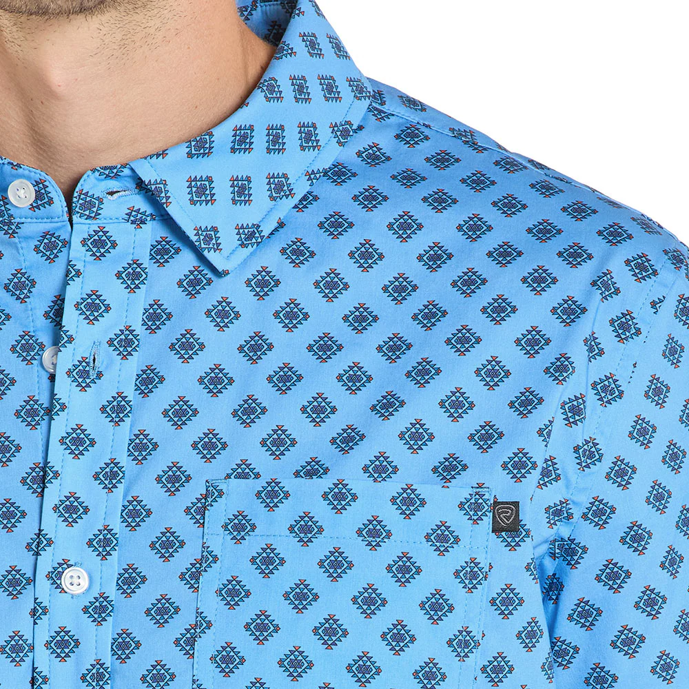 Rock & Roll Mini Aztec Single Pocket Tek Men’s Shirt BMB3S08404