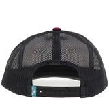 Hooey "Doc" Hat Cream Pattern /Charcoal W/Black & Turquoise Patch