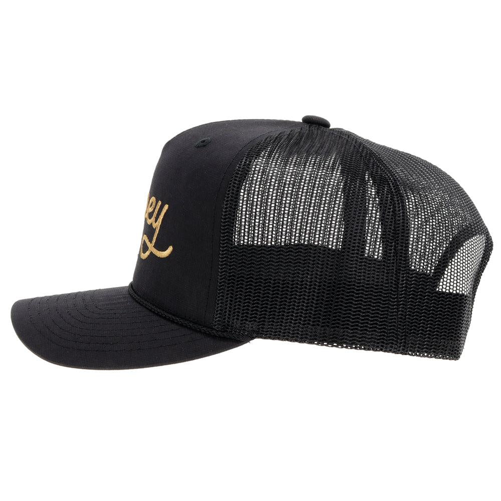 Hooey "OG" Black W/Gold Stitching Hat 2160T-BK