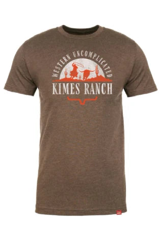 Kimes Ranch Mens The Chase Espresso SS T-Shirt MSH0000223