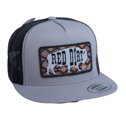 Red Dirt Hat Co Great White Buffalo Trucker Cap